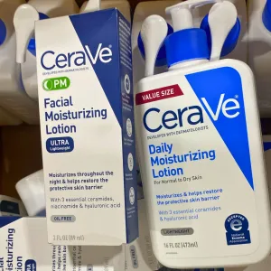 CeraVe Moisturizing Lotion Mix Daily Moisturizing Lotion & PM Facial Moisturizing Lotion (55 Pcs Lot)