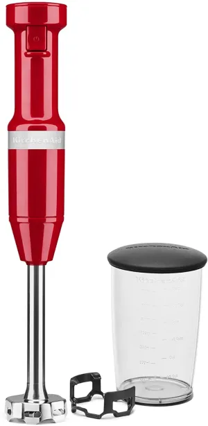 KitchenAid Variable Speed Corded Hand Blender, Passion Red - KHBV53PA