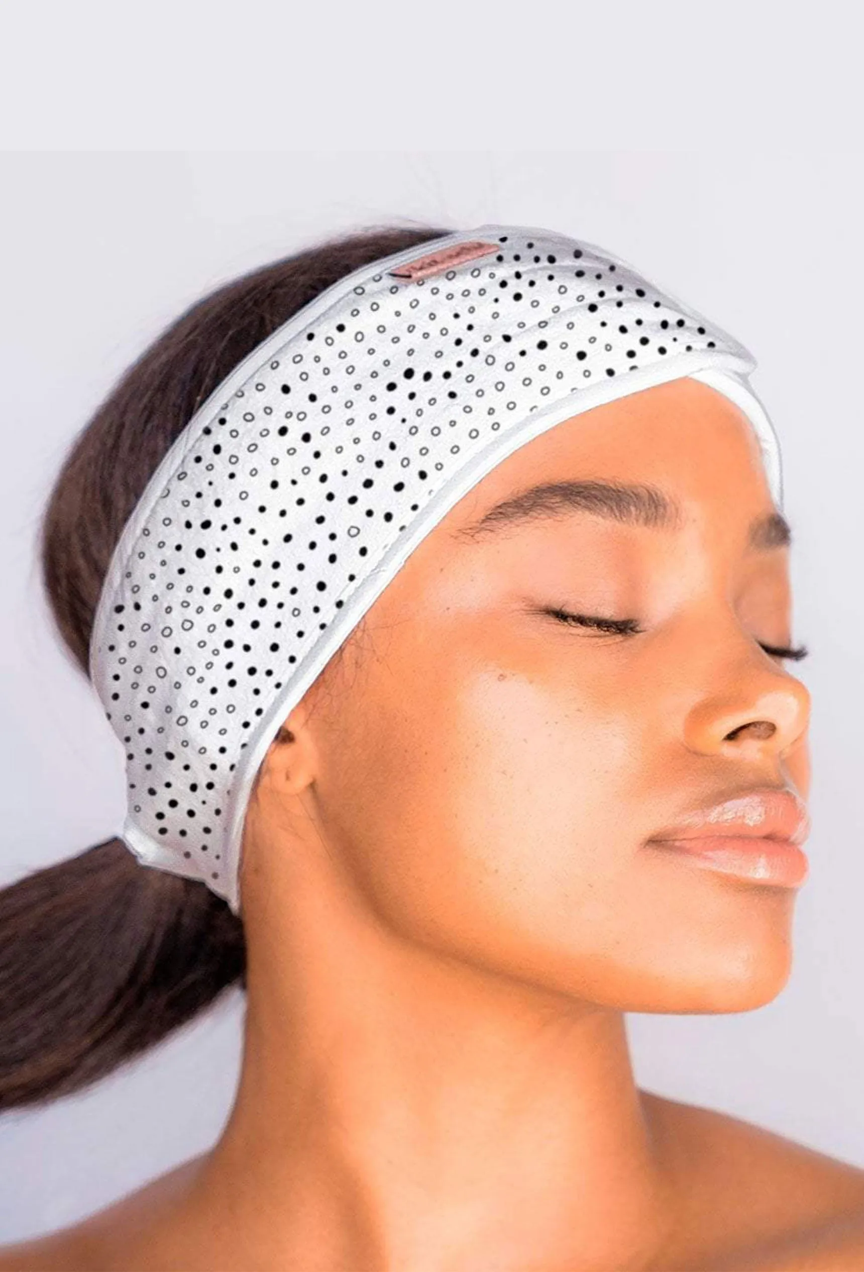 Kitsch Microfiber Spa Headband in Micro Dot