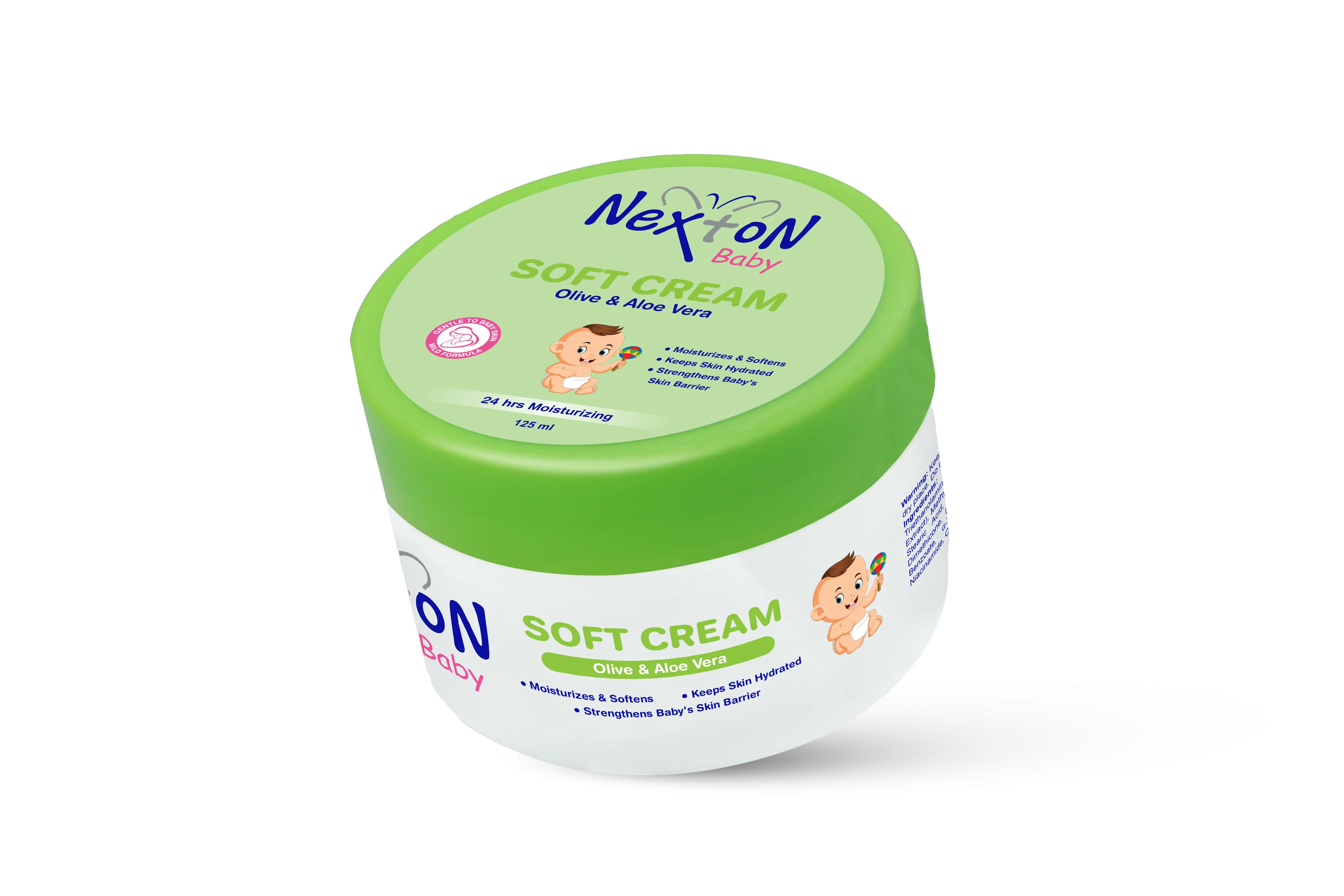 NEXTON BABY SOFT CREAM OLIVE AND ALOVERA