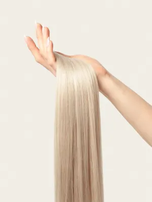 Platinum Blonde, 16" Single Seamless Clip-In Weft, #300P | 25g