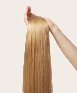 Warm Blonde, 16" Single Seamless Clip-In Weft, #27A | 25g